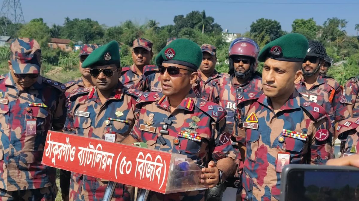 ঠাকুরগাঁও-১ উপনির্বাচন : ২১ প্লাটুন বিজিবি মোতায়েন, ড্রোনে নজরদারি
