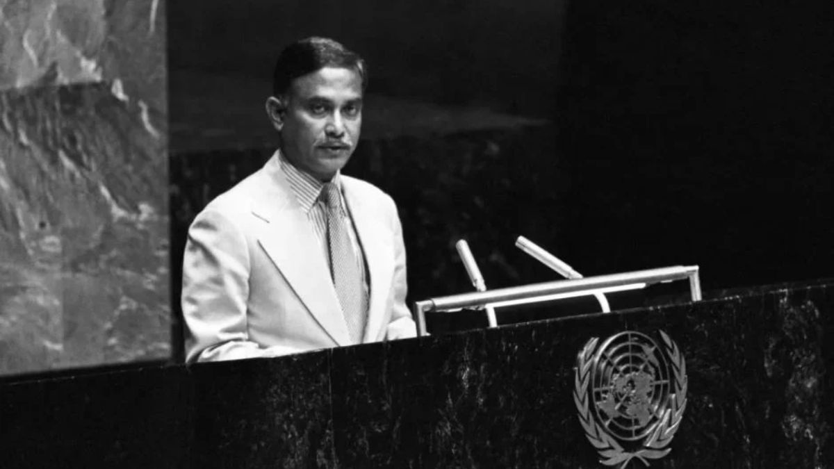 প্রথম জাতিসংঘ ভাষণে আত্মনির্ভরতা ও দক্ষিণ এশীয় সহযোগিতার আহ্বান জানান জিয়াউর রহমান