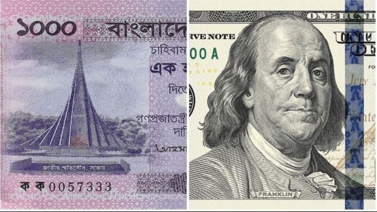 ডলারের বিপরীতে শক্তিশালী অবস্থানে টাকা