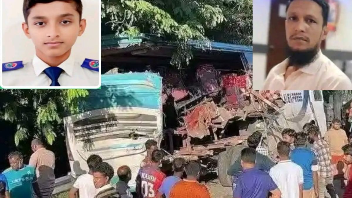 মির্জাগঞ্জে মর্মান্তিক সড়ক দুর্ঘটনায় নিহত পিতা-পুত্রের দাফন সম্পন্ন